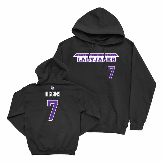 SFA Women's Beach Volleyball Black Ladyjacks Hoodie  - Lexie Higgins