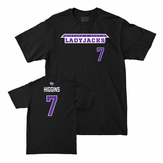 SFA Women's Beach Volleyball Black Ladyjacks Tee  - Lexie Higgins