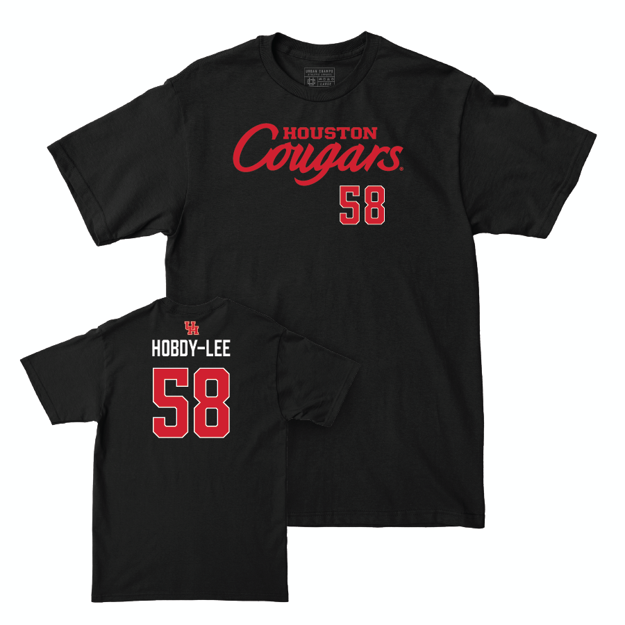 Houston Football Black Cougars Tee  - Shamar Hobdy-lee