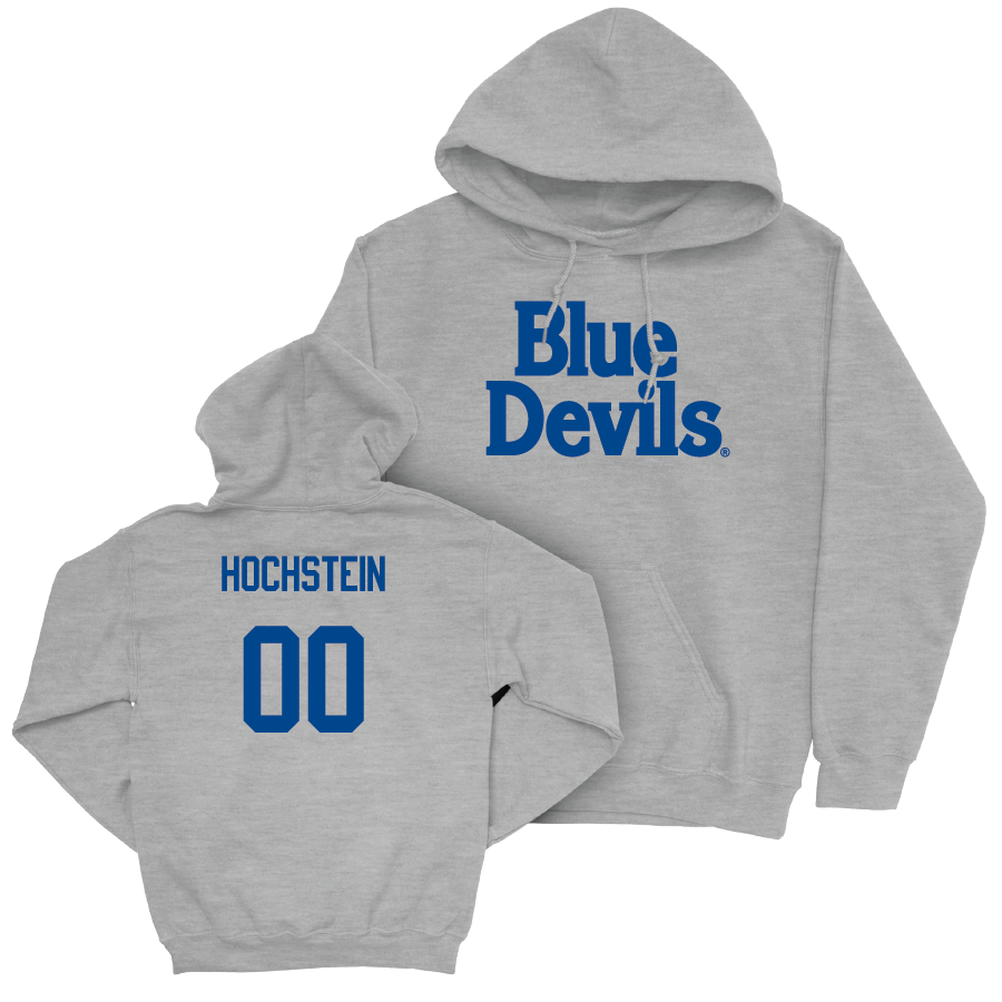 Sport Grey Men's Soccer Blue Devils Hoodie - Jacob Hochstein