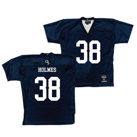 Georgia Southern Football Navy Jersey - Jeremiah Holmes