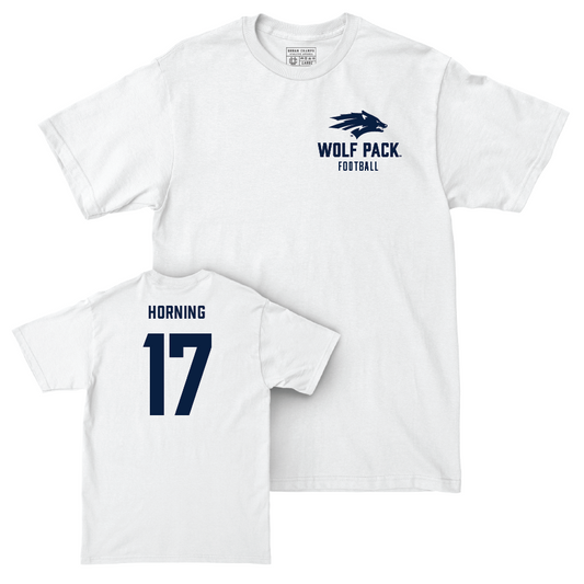 Nevada Football White Logo Comfort Colors Tee    - Baylor Horning