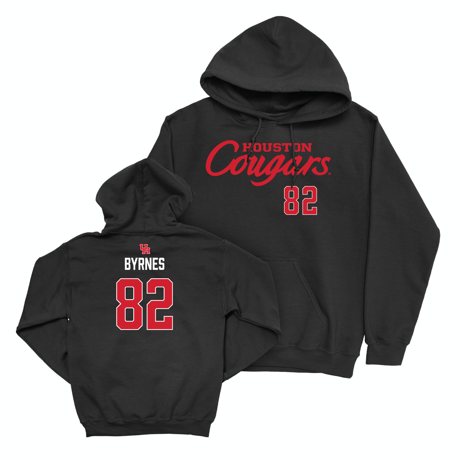 Houston Football Black Cougars Hoodie - Matt Byrnes Small