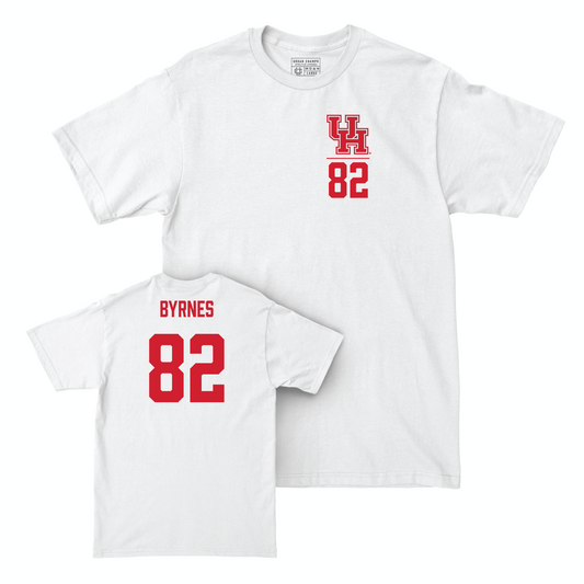 Houston Football White Logo Comfort Colors Tee - Matt Byrnes Small