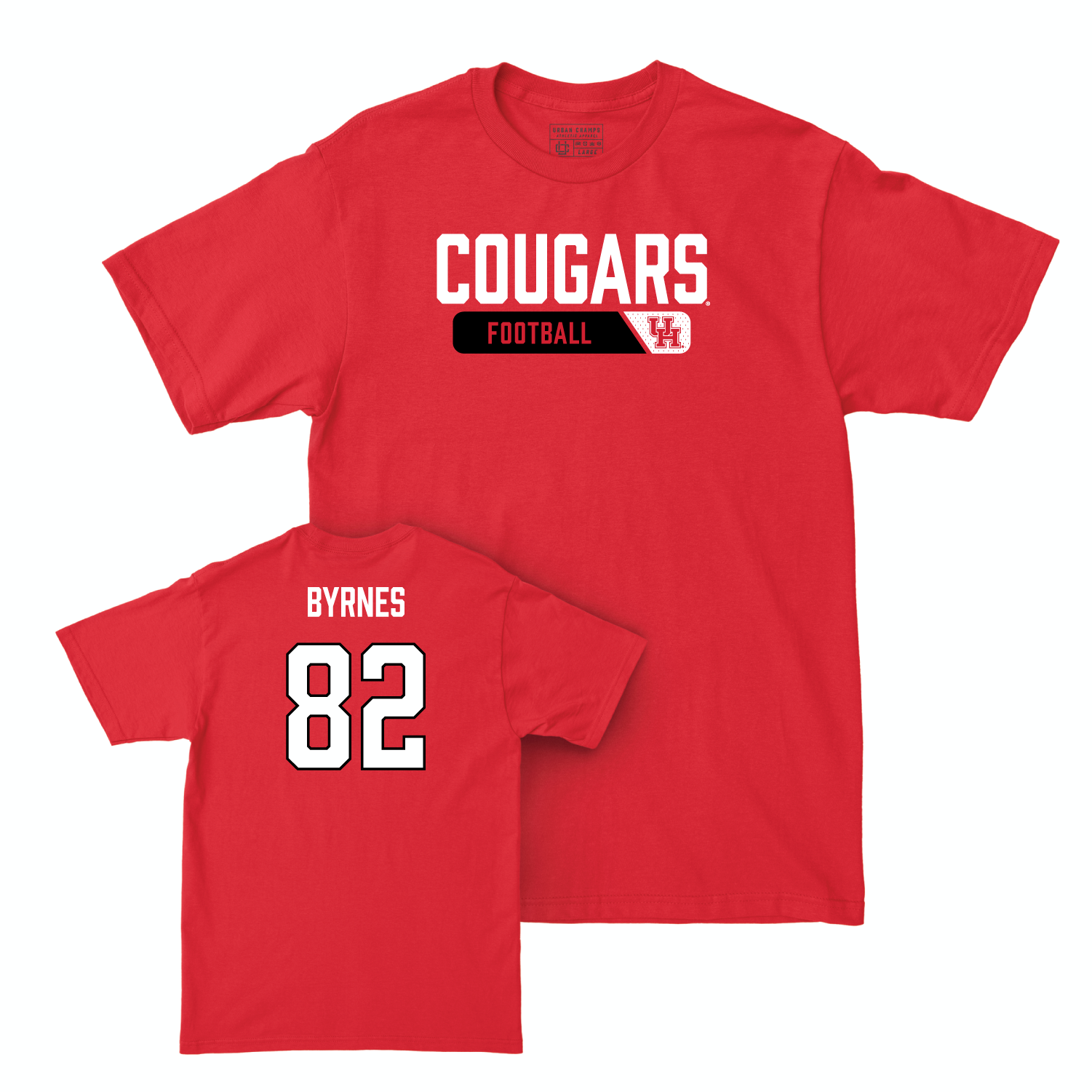 Houston Football Red Staple Tee - Matt Byrnes Small