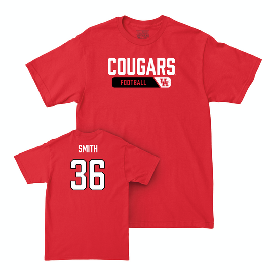 Houston Football Red Staple Tee - Sherman Smith Small