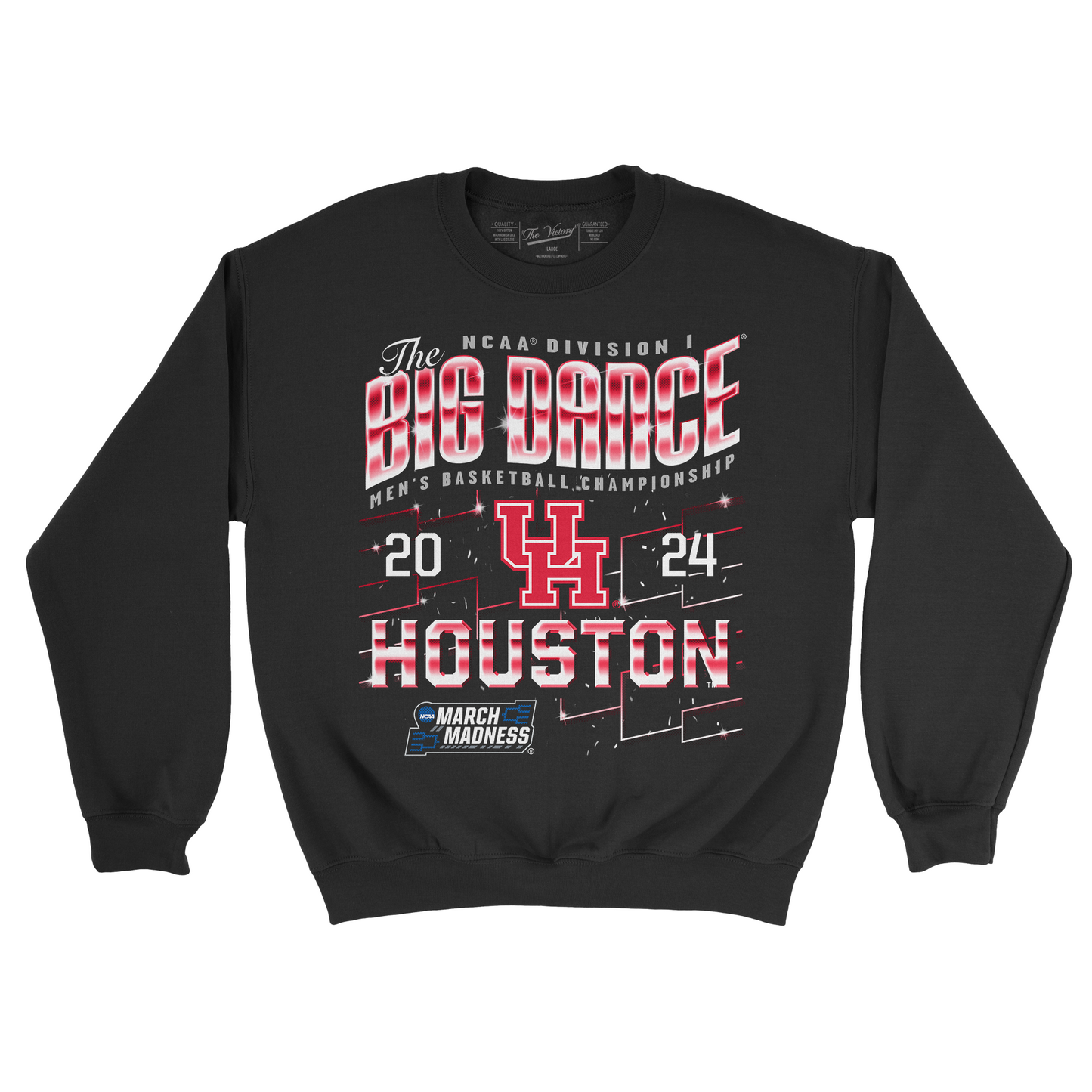 Houston MBB 2024 NCAA Tournament Streetwear Crewneck by Retro Brand