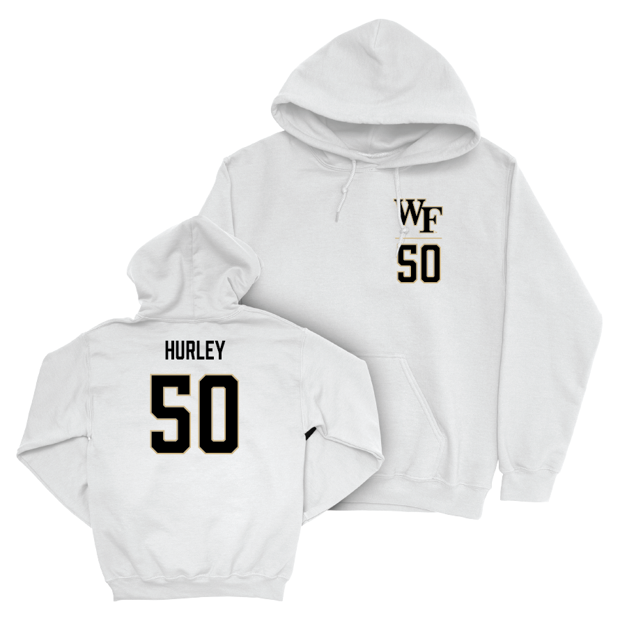 Wake Forest Football White Logo Hoodie  - Dallas Hurley