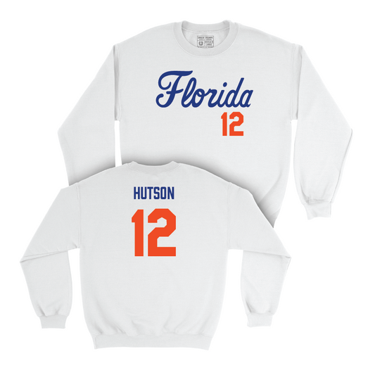 Florida Women's Volleyball White Script Crew  - Kira Hutson