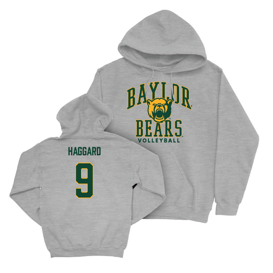 Baylor Women's Volleyball Sport Grey Classic Hoodie  - Ava Grace Haggard