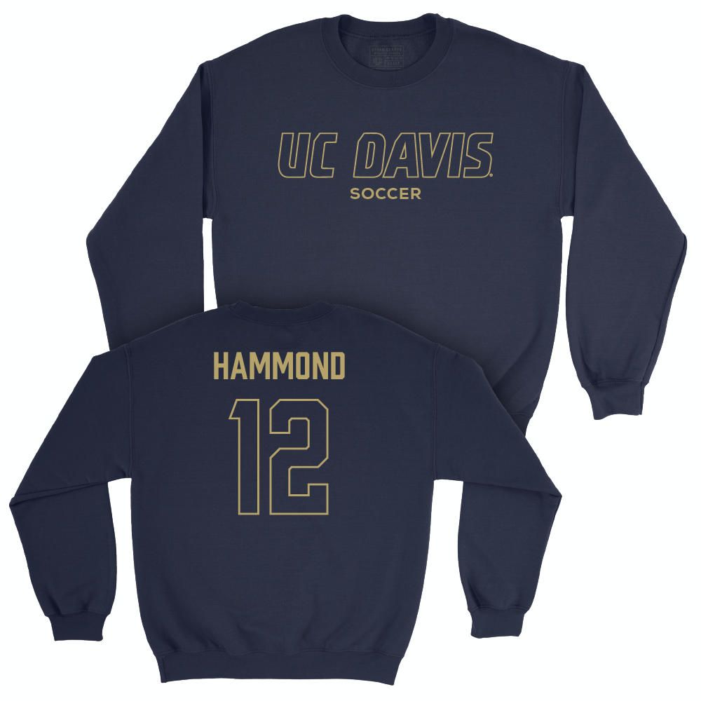 UC Davis Men's Soccer Navy Club Crew - Carson Hammond | #12