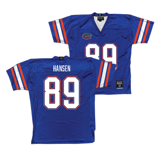 Florida Football Royal Jersey - Hayden Hansen #89