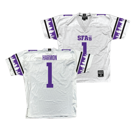 SFA Football White Jersey - Bruce Harmon | #1