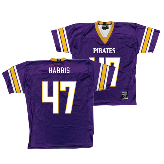 East Carolina Purple Football Jersey   - Rahjai Harris