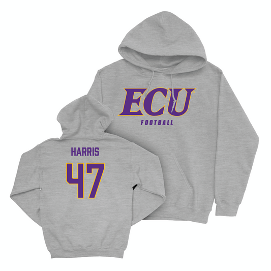 East Carolina Football Sport Grey ECU Hoodie   - Rahjai Harris