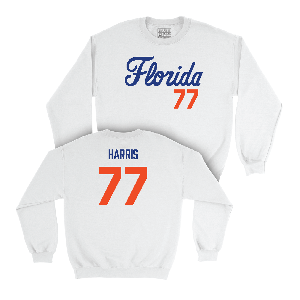 Florida Football White Script Crew   - Knijeah Harris