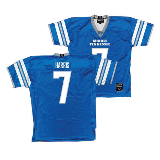 MTSU Football Blue Jersey - Brendon Harris | #7