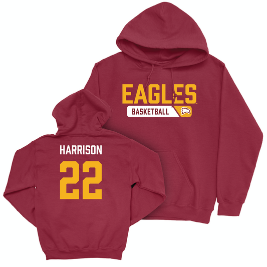 Winthrop Men's Basketball Maroon Staple Hoodie - Henry Harrison