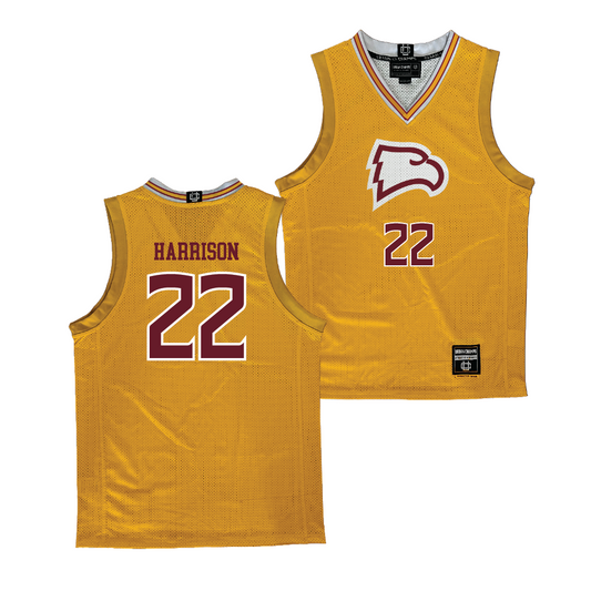 Winthrop Men's Basketball Gold Jersey  - Henry Harrison