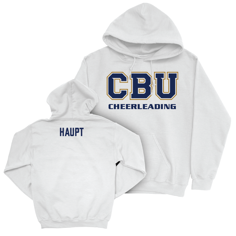 CBU Women's Cheerleading White Classic Hoodie  - Kendal Haupt