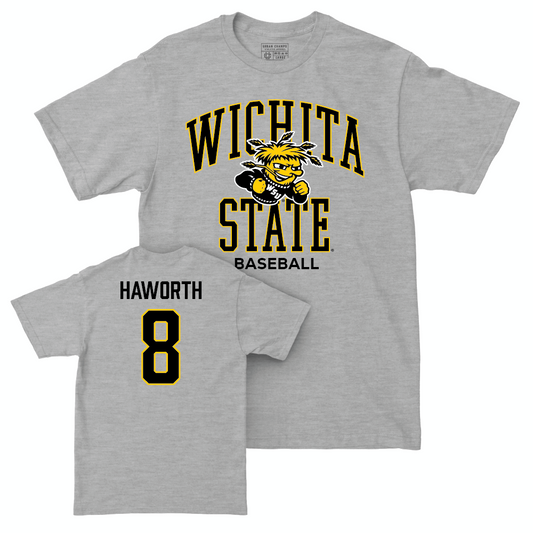 Wichita State Baseball Sport Grey Classic Tee - Lane Haworth