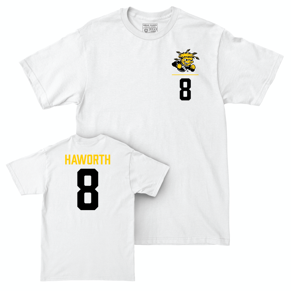 Wichita State Baseball White Logo Comfort Colors Tee - Lane Haworth