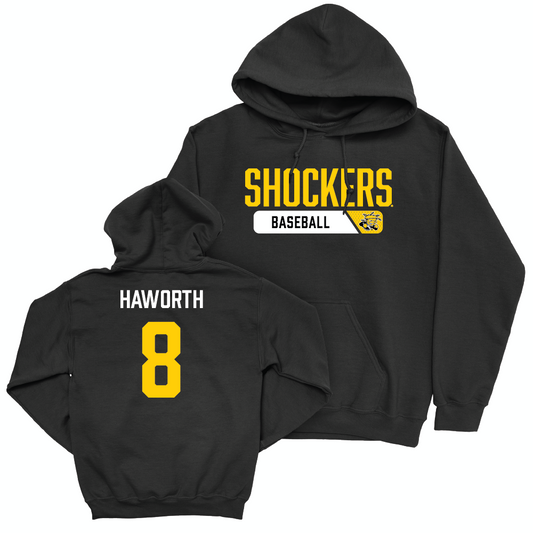 Wichita State Baseball Black Staple Hoodie - Lane Haworth