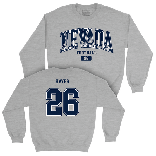 Nevada Football Sport Grey Arch Crew   - Ashton Hayes