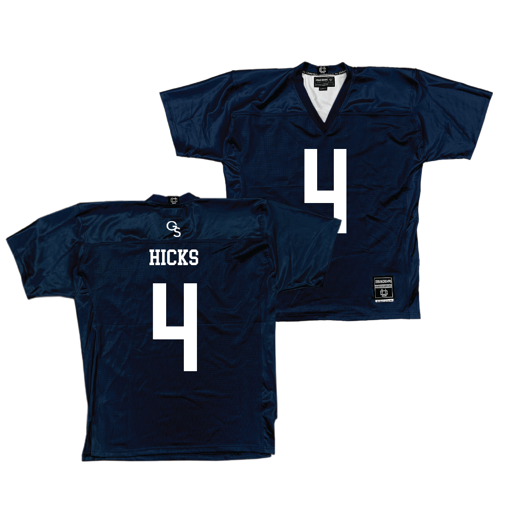 Georgia Southern Football Navy Jersey - Davon Hicks | #4