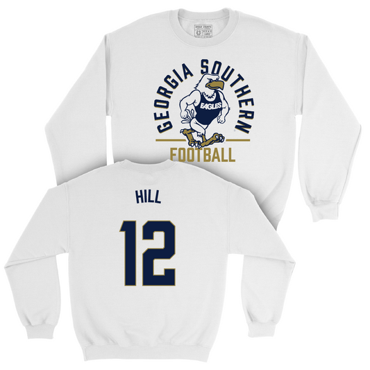 Georgia Southern Football White Classic Crew   - Tracy Hill