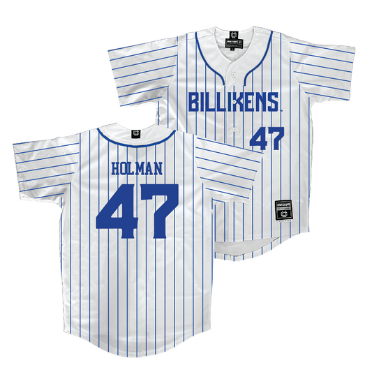 Saint Louis Baseball White Jersey  - Tyler Holman