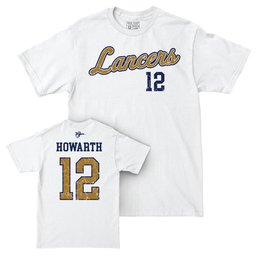 CBU Baseball White Script Comfort Colors Tee  - Cole Howarth