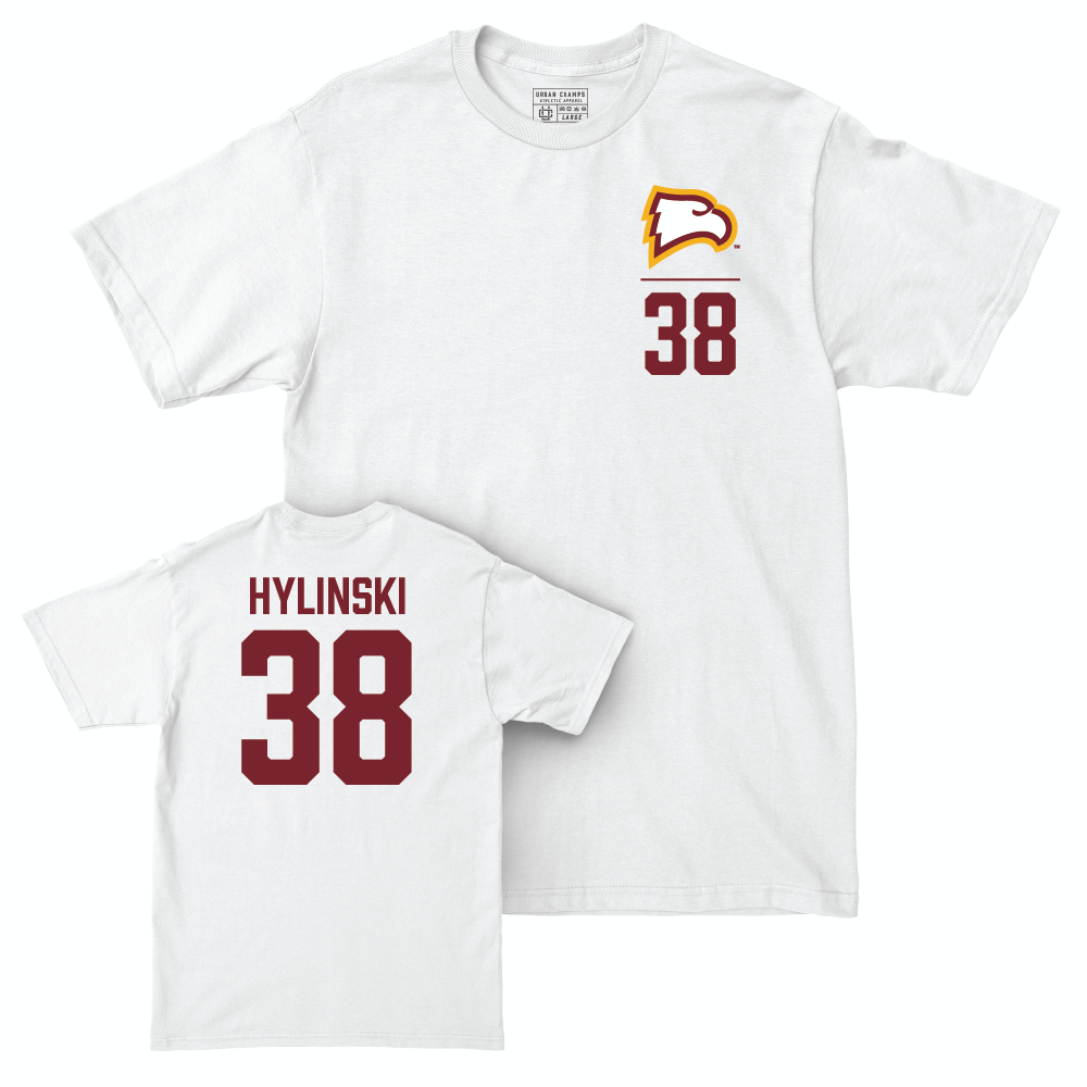 Winthrop Baseball White Logo Comfort Colors Tee  - Joey Hylinski