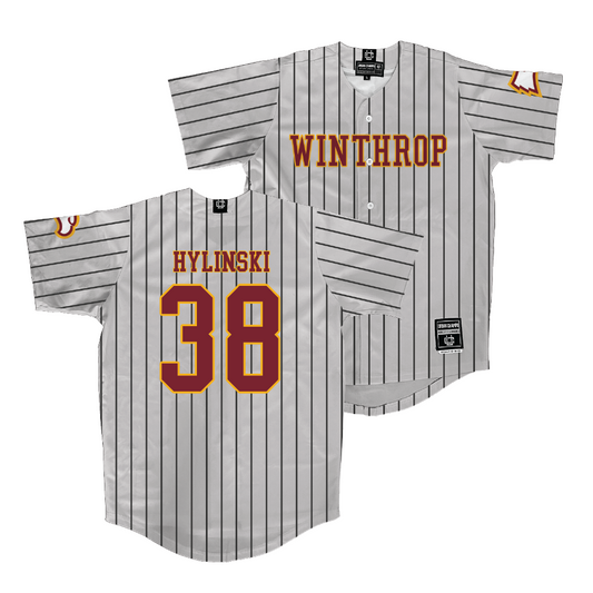 Winthrop Baseball Sport Grey Jersey  - Joey Hylinski