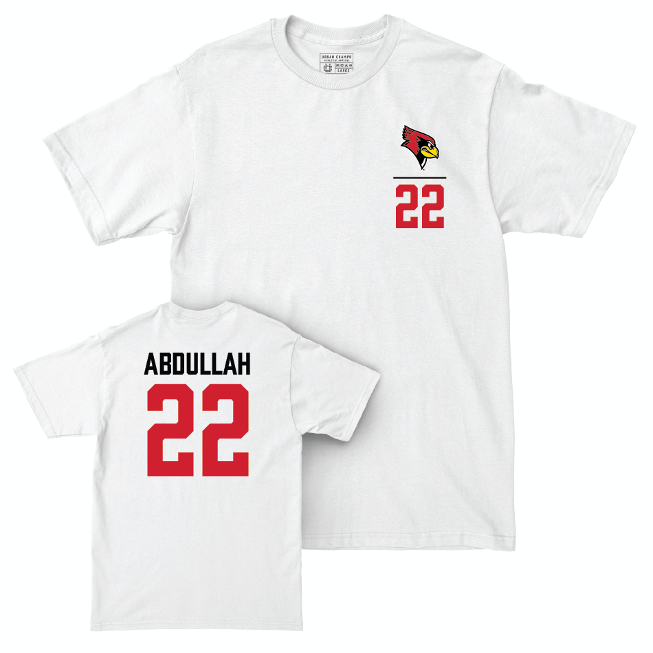 Illinois State Football White Logo Comfort Colors Tee - Amir Abdullah Small