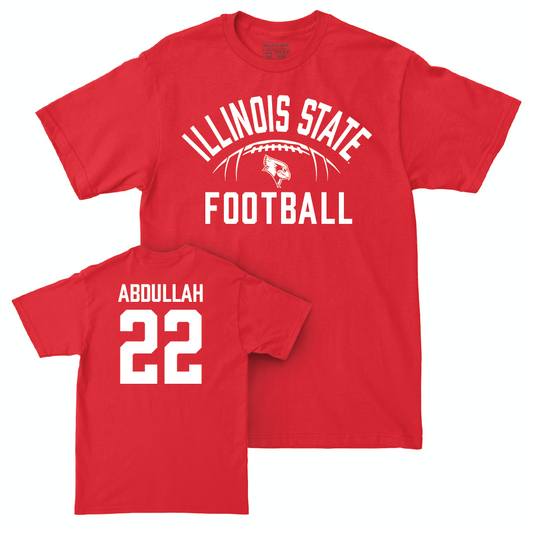 Illinois State Football Red Stadium Tee - Amir Abdullah Small