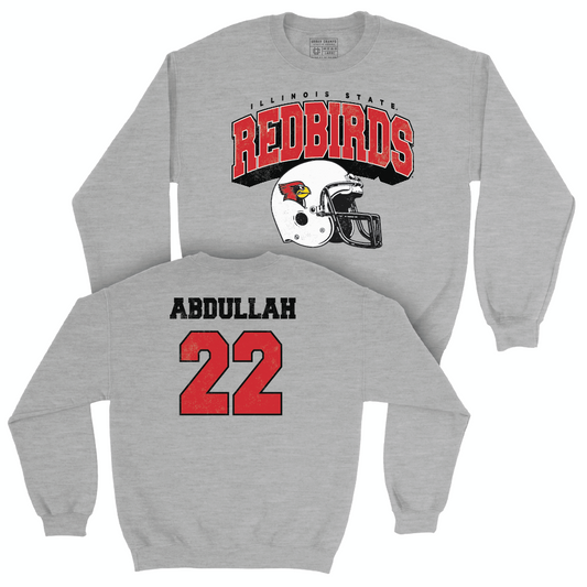 Illinois State Football Sport Grey Kick Off Crew - Amir Abdullah Small