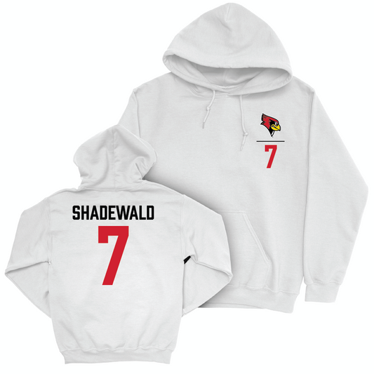 Illinois State Women's Volleyball White Logo Hoodie - Aida Shadewald Small