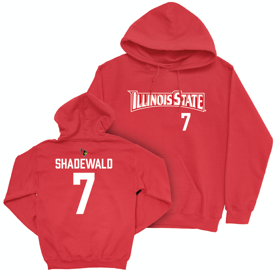 Illinois State Women's Volleyball Red Sideline Hoodie - Aida Shadewald Small