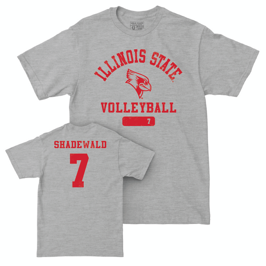 Illinois State Women's Volleyball Sport Grey Varsity Tee - Aida Shadewald Small