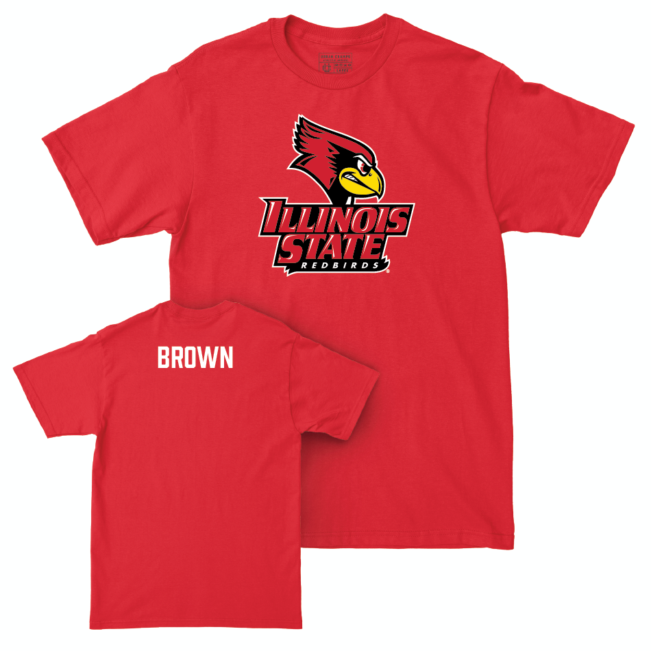 Illinois State Men's Track & Field Red Legacy Tee - Braeden Brown Small