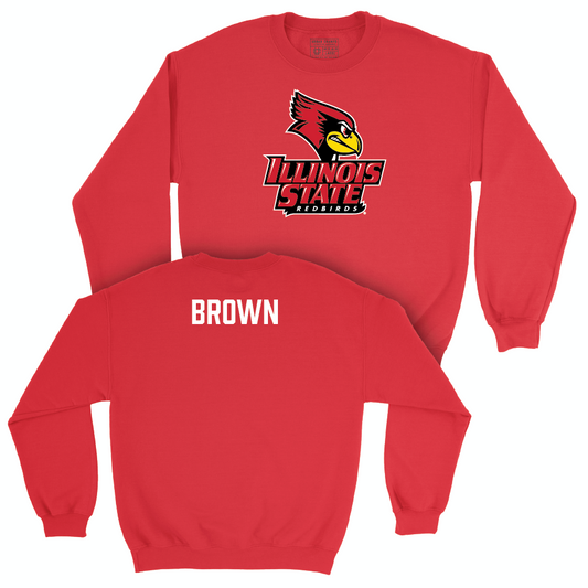 Illinois State Men's Track & Field Red Legacy Crew - Braeden Brown Small