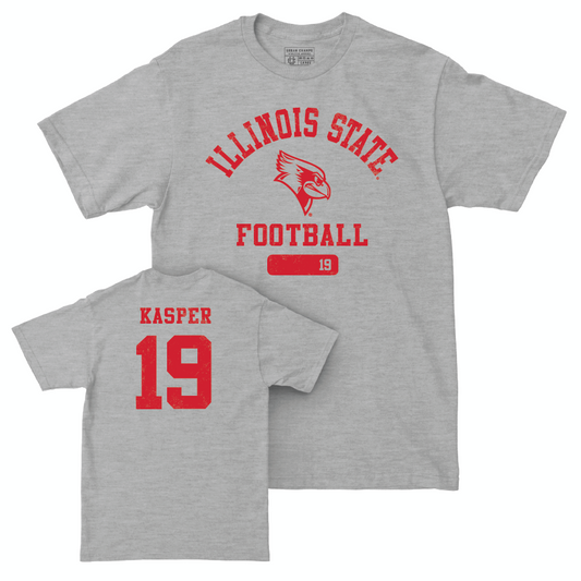 Illinois State Football Sport Grey Varsity Tee - Brett Kasper Small