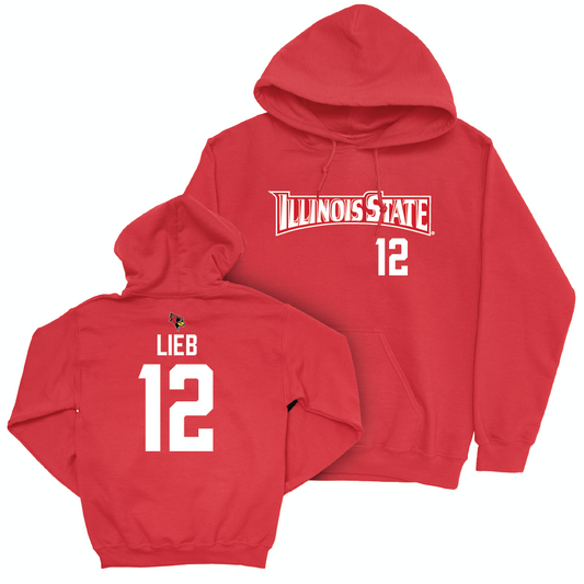 Illinois State Men's Basketball Red Sideline Hoodie - Brandon Lieb Small