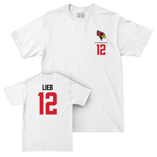 Illinois State Men's Basketball White Logo Comfort Colors Tee - Brandon Lieb Small