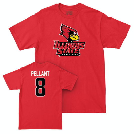 Illinois State Football Red Legacy Tee - Beckham Pellant Small