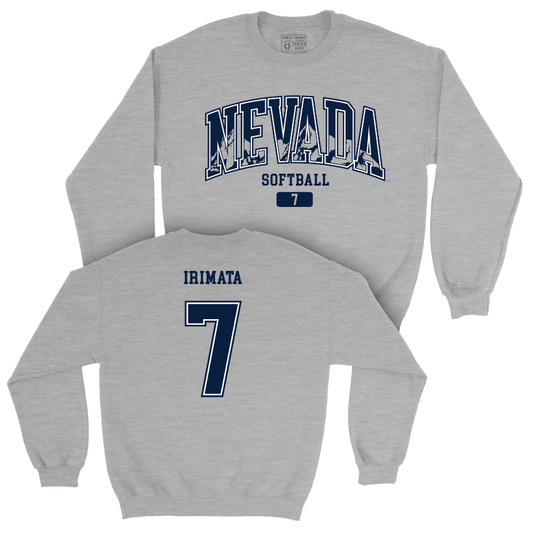 Nevada Softball Sport Grey Arch Crew  - Taryn Irimata