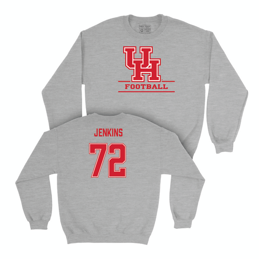 Houston Football Sport Grey Classic Crew  - Marcus Jenkins