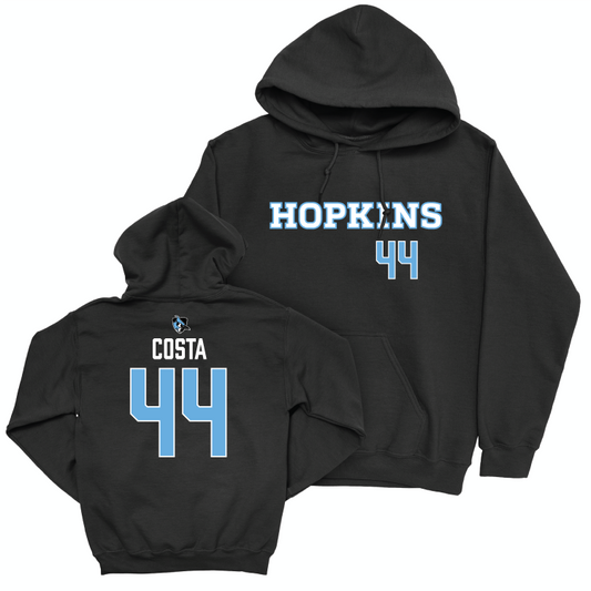 Johns Hopkins Women's Lacrosse Black Sideline Hoodie - Alayna Costa Small