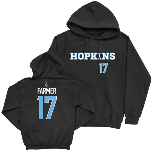 Johns Hopkins Field Hockey Black Sideline Hoodie - Ada Farmer Small